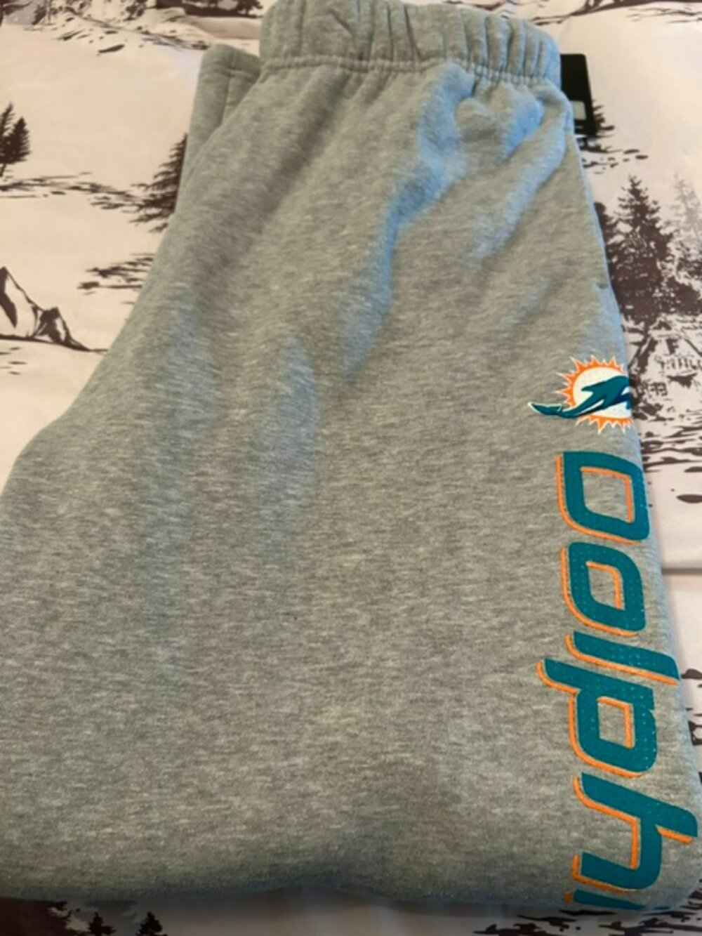 New NFL Mens Miami Dolphins Sweatpants XL